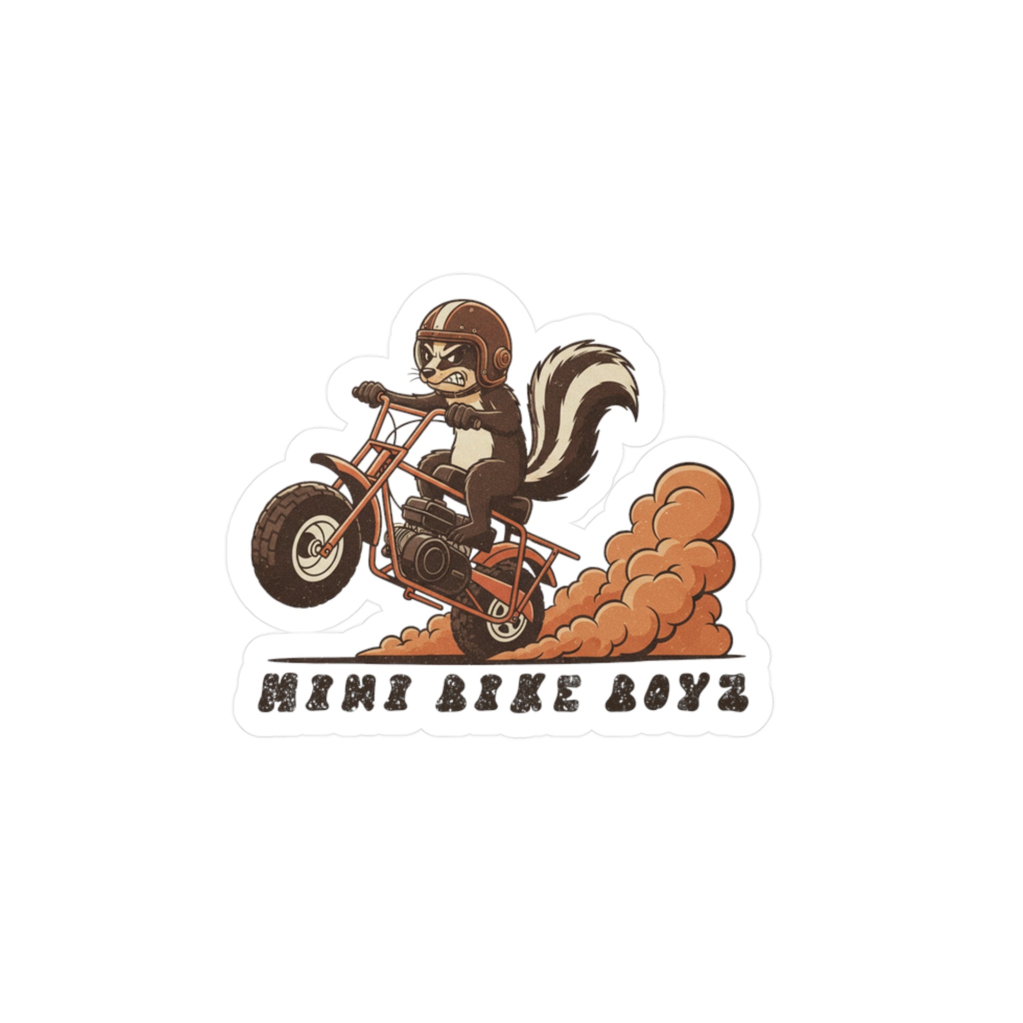 Skunk Wheelie Sticker